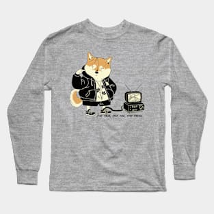 Urban Chic Shiba: Style Unleashed VI Long Sleeve T-Shirt